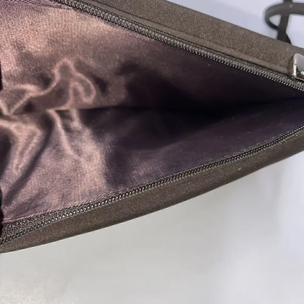 Nine West Nylon Organizer Crossbody Brown Small